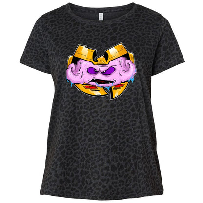 Ladies Curvy Jersey - W1TSFYDZ - Black Leopard - 11