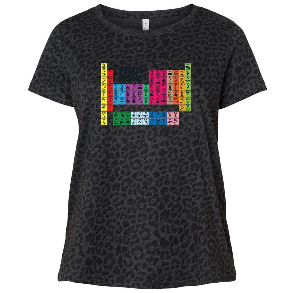 Ladies Curvy Jersey - 6H1KV3D1 - Black Leopard - 11