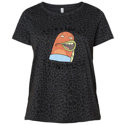 Ladies Curvy Jersey - V1JMWUUD - Black Leopard - 11