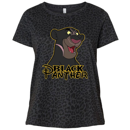 Ladies Curvy Jersey - RYT1BK2B - Black Leopard - 11