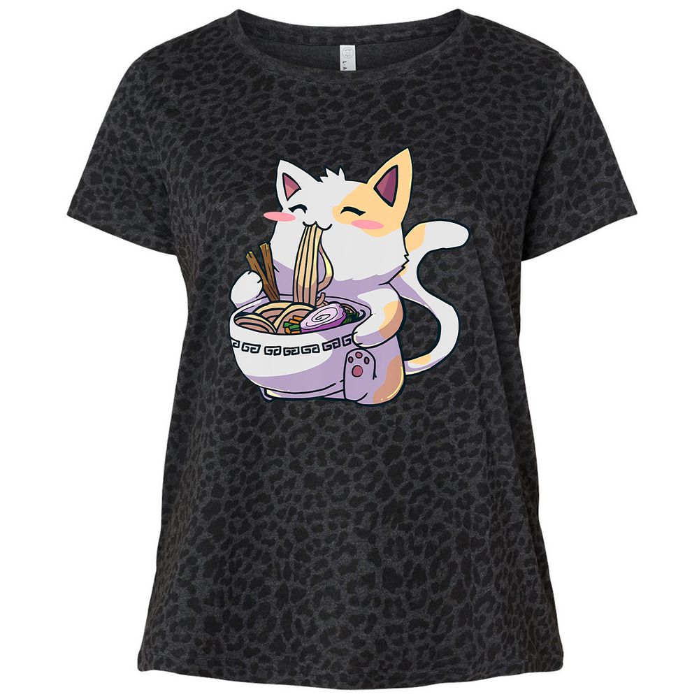 Ladies Curvy Jersey - AZZMQ4EC - Black Leopard - 11