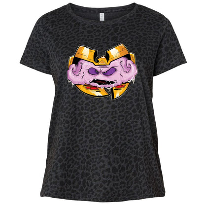 Ladies Curvy Jersey - W4VJ2AF2 - Black Leopard - 11