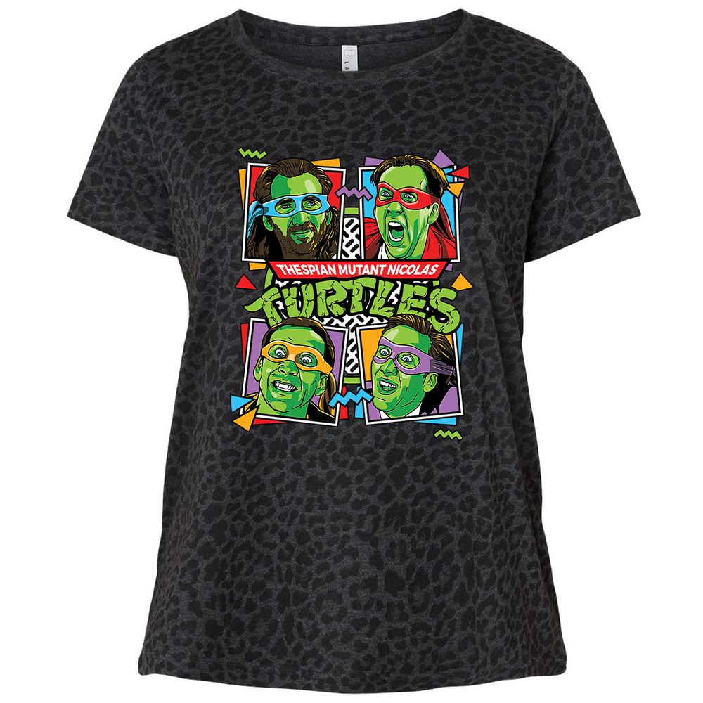 Ladies Curvy Jersey - 6RUZJGDP - Black Leopard - 11