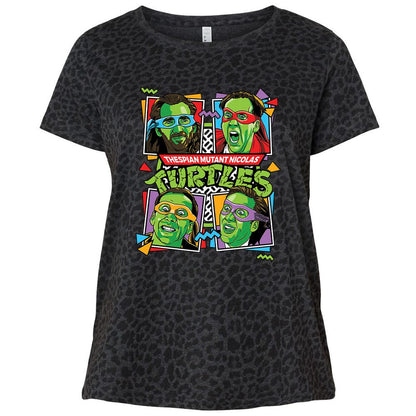 Ladies Curvy Jersey - 6RUZJGDP - Black Leopard - 11