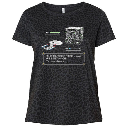 Ladies Curvy Jersey - YCU1RR3L - Black Leopard - 11