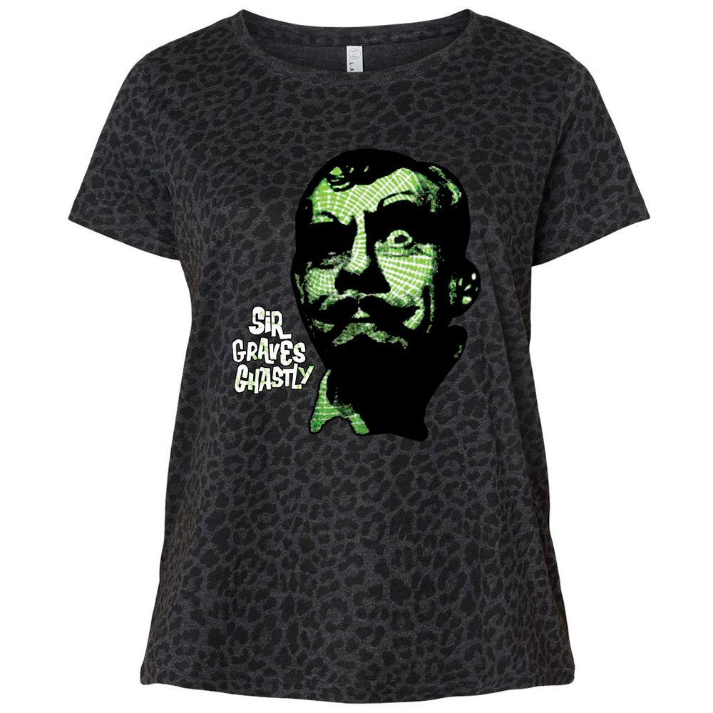 Ladies Curvy Jersey - 4GJU7KRD - Black Leopard - 11