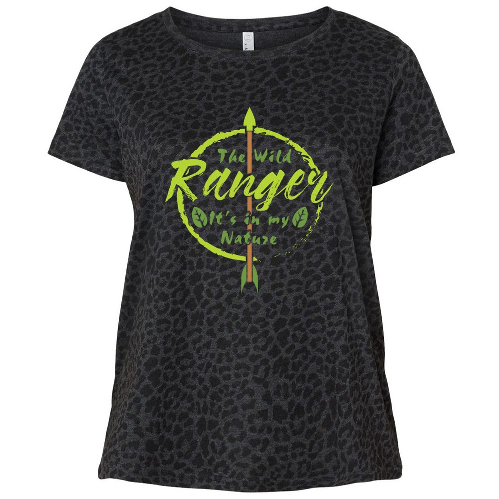 Ladies Curvy Jersey - LR7F2A5V - Black Leopard - 11