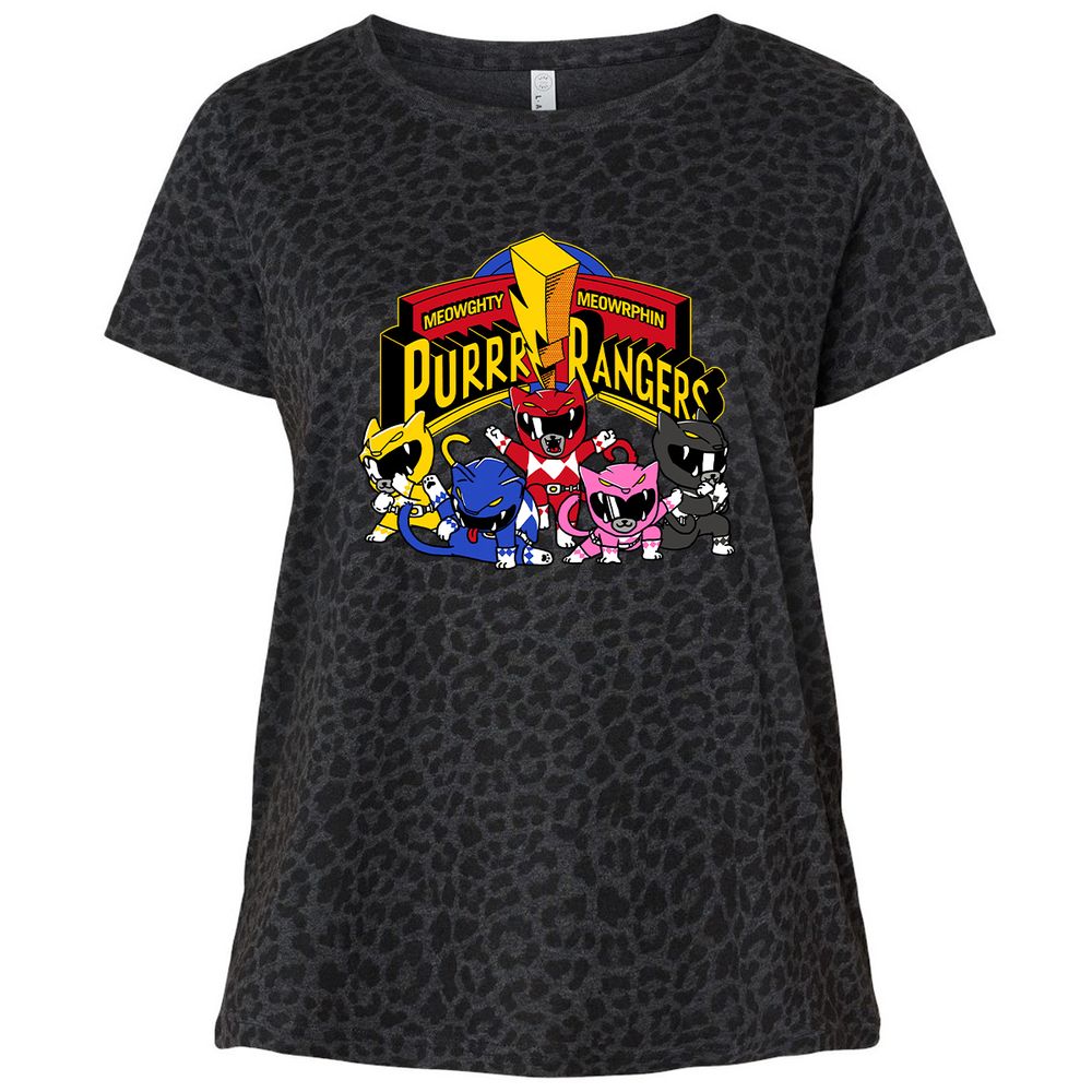 Ladies Curvy Jersey - H7VA62H5 - Black Leopard - 11