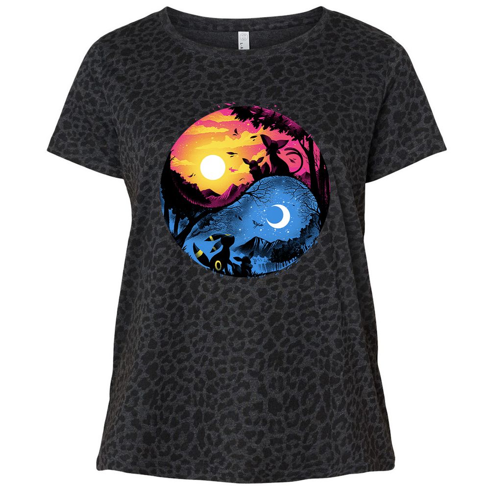 Ladies Curvy Jersey - MMZSHB2Z - Black Leopard - 11