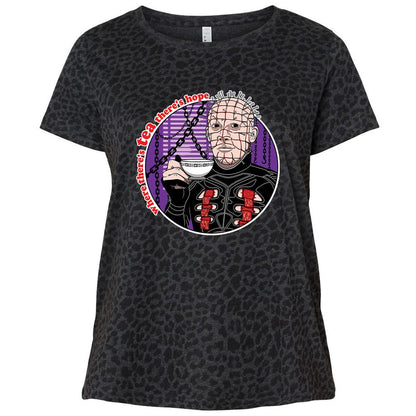 Ladies Curvy Jersey - QZU27KL6 - Black Leopard - 11