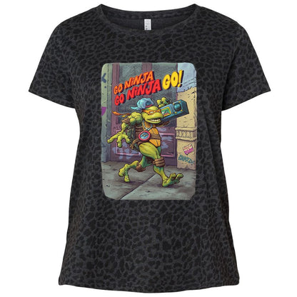 Ladies Curvy Jersey - 9BWLG1JD - Black Leopard - 11