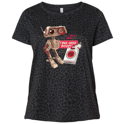 Ladies Curvy Jersey - 9458HG7V - Black Leopard - 11