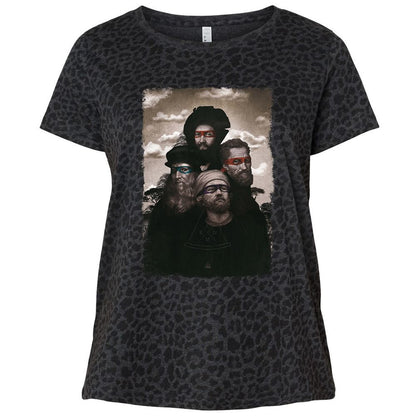 Ladies Curvy Jersey - 6FMKR3E9 - Black Leopard - 11