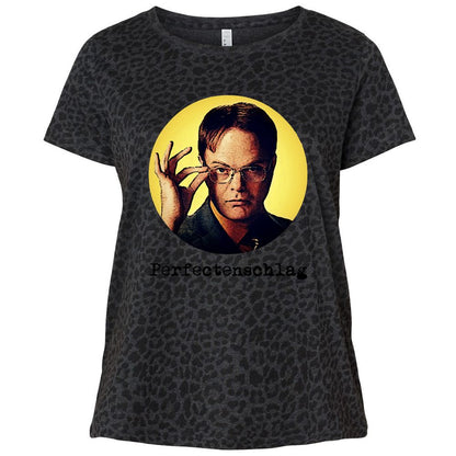 Ladies Curvy Jersey - EPNRTF4B - Black Leopard - 11