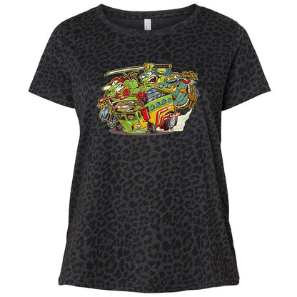 Ladies Curvy Jersey - CEEWEVWX - Black Leopard - 11