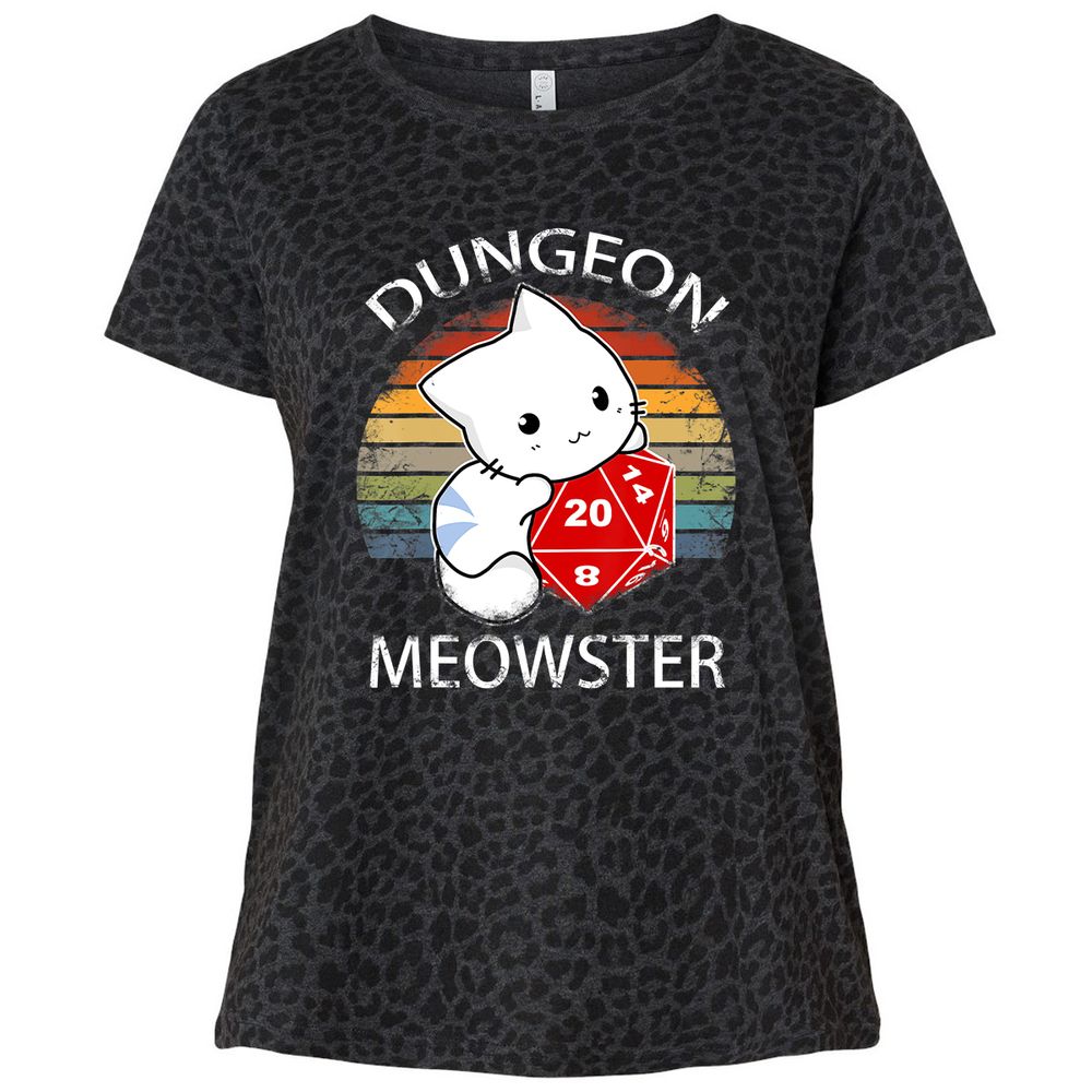 Ladies Curvy Jersey - V7MLGUN9 - Black Leopard - 11