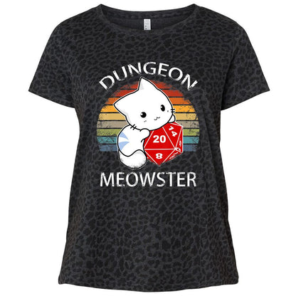 Ladies Curvy Jersey - V7MLGUN9 - Black Leopard - 11