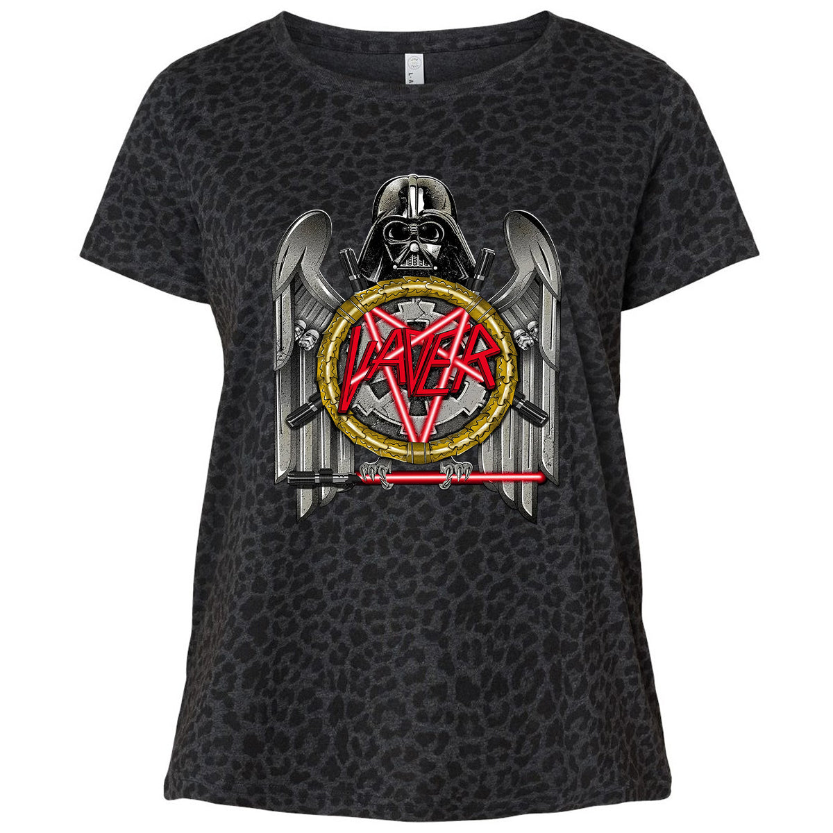 Ladies Curvy Jersey - GUCWNAB4 - Black Leopard - 11