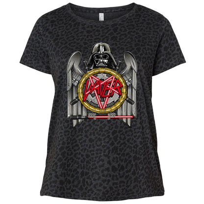 Ladies Curvy Jersey - GUCWNAB4 - Black Leopard - 11