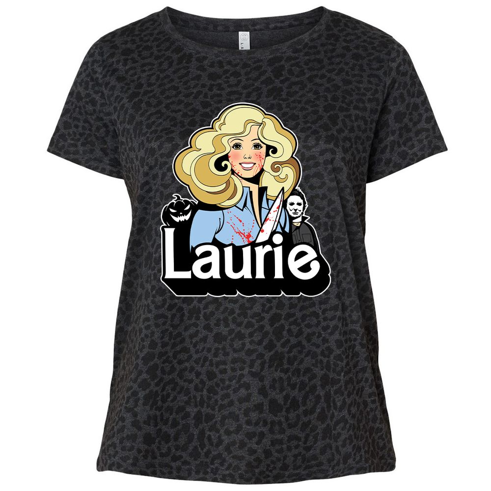 Ladies Curvy Jersey - TCBNTVEB - Black Leopard - 11