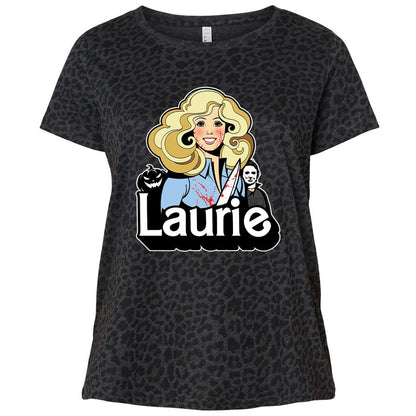 Ladies Curvy Jersey - TCBNTVEB - Black Leopard - 11