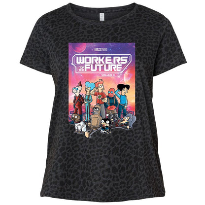 Ladies Curvy Jersey - VLX67FNA - Black Leopard - 11