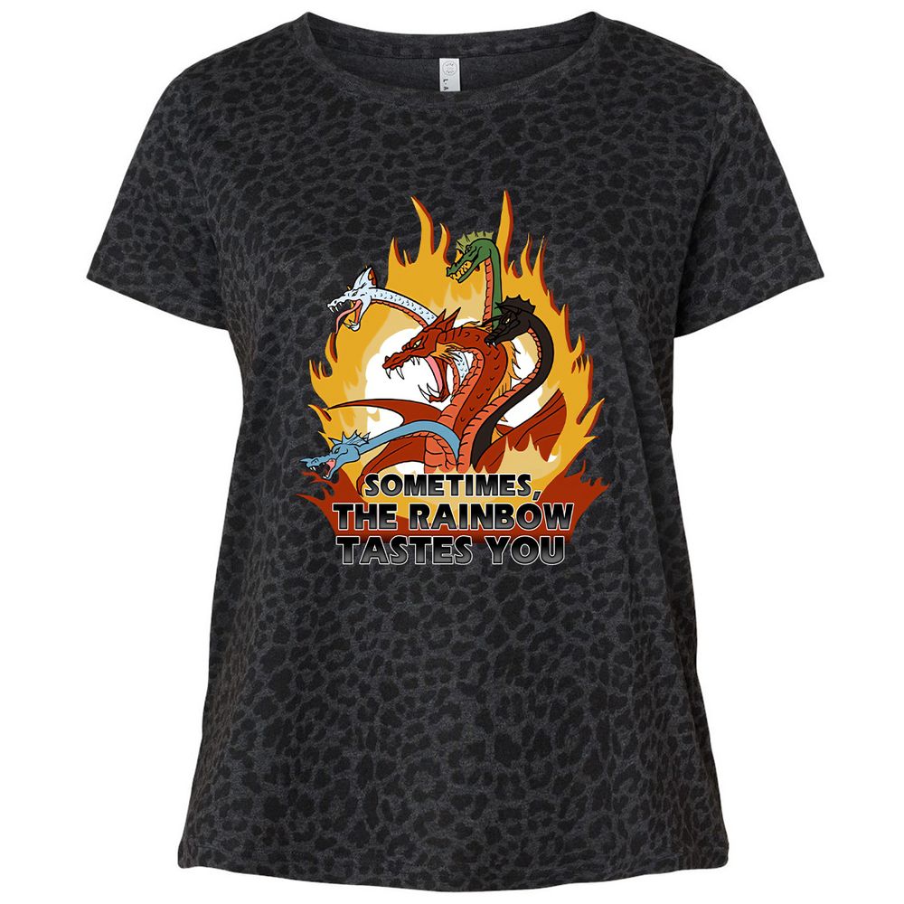 Ladies Curvy Jersey - GCZENSSB - Black Leopard - 11