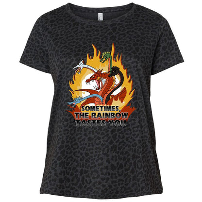 Ladies Curvy Jersey - GCZENSSB - Black Leopard - 11