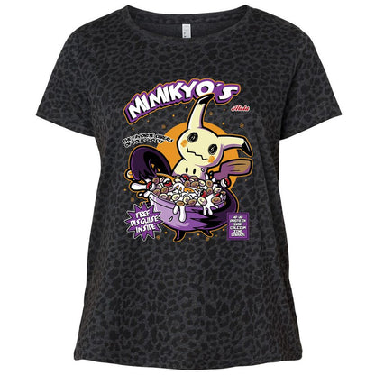 Ladies Curvy Jersey - AFUHUPWR - Black Leopard - 11