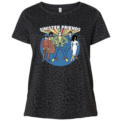 Ladies Curvy Jersey - 563BPHKV - Black Leopard - 11