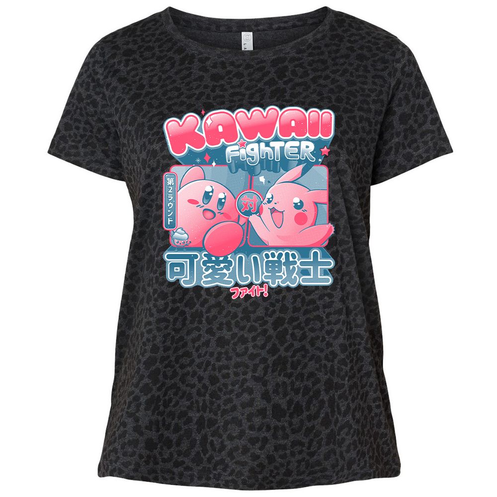 Ladies Curvy Jersey - 876K511T - Black Leopard - 11