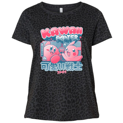 Ladies Curvy Jersey - 876K511T - Black Leopard - 11