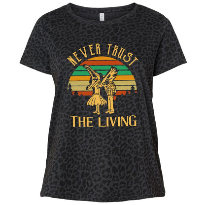 Ladies Curvy Jersey - M7DRKM7S - Black Leopard - 11