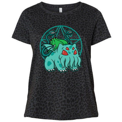 Ladies Curvy Jersey - 6X7YYZW9 - Black Leopard - 11