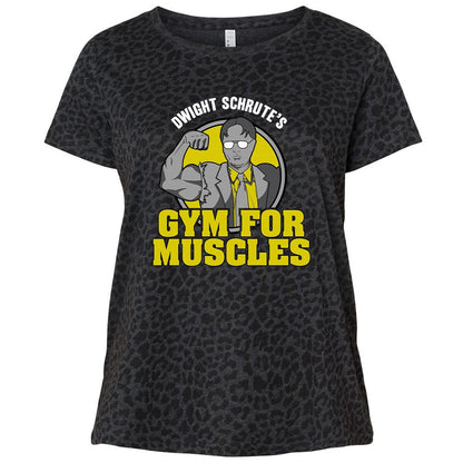 Ladies Curvy Jersey - CFWM8ZVT - Black Leopard - 11