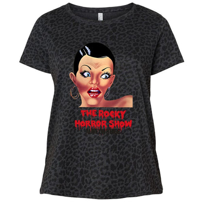 Ladies Curvy Jersey - XF9FWAK3 - Black Leopard - 11