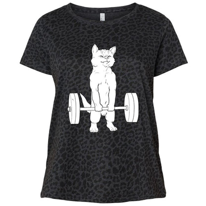 Ladies Curvy Jersey - HT5NHHTH - Black Leopard - 11