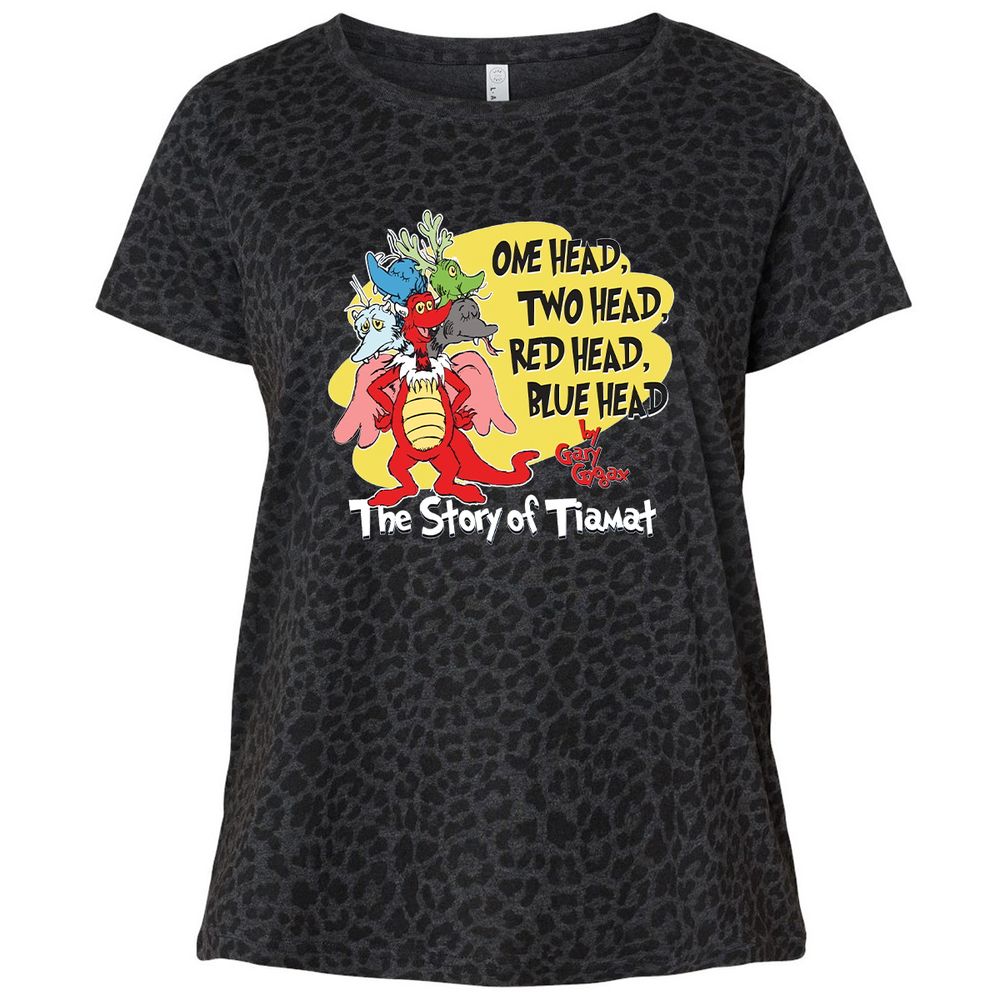 Ladies Curvy Jersey - XNHGZAYN - Black Leopard - 11