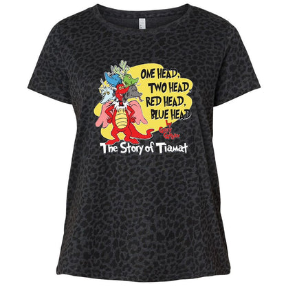 Ladies Curvy Jersey - XNHGZAYN - Black Leopard - 11