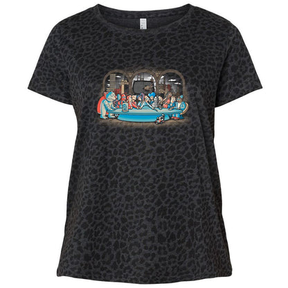 Ladies Curvy Jersey - NG7LD18U - Black Leopard - 11