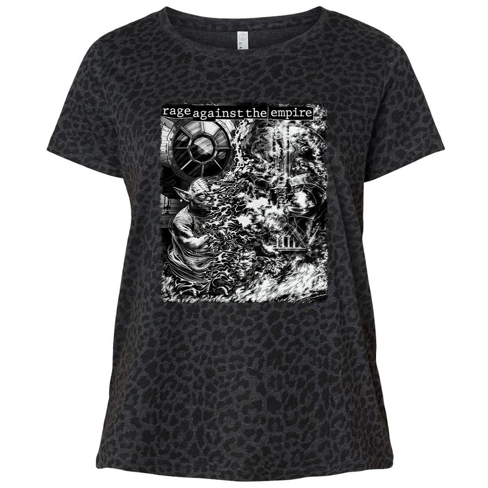 Ladies Curvy Jersey - MA7KS3D7 - Black Leopard - 11