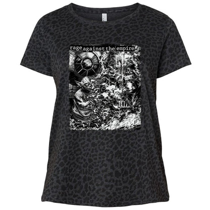 Ladies Curvy Jersey - MA7KS3D7 - Black Leopard - 11