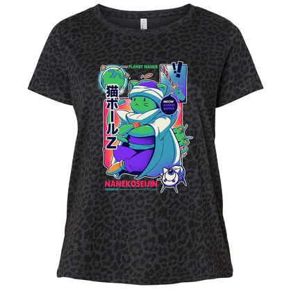 Ladies Curvy Jersey - ZJTVKZ52 - Black Leopard - 11