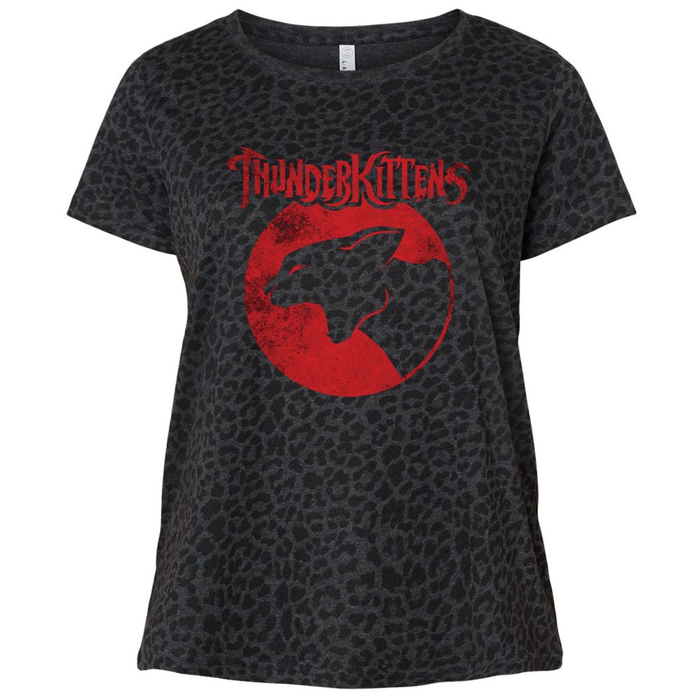 Ladies Curvy Jersey - VQNT499L - Black Leopard - 11