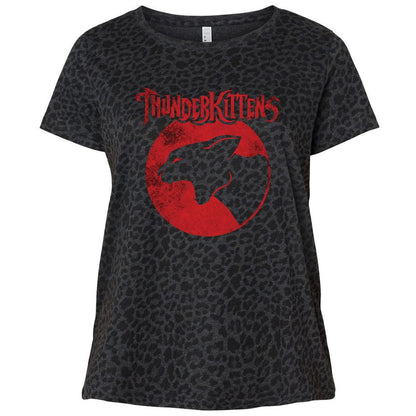 Ladies Curvy Jersey - VQNT499L - Black Leopard - 11