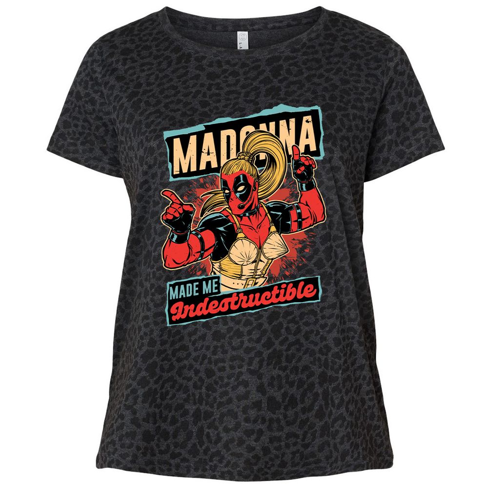 Ladies Curvy Jersey - Q8WHPBEC - Black Leopard - 11