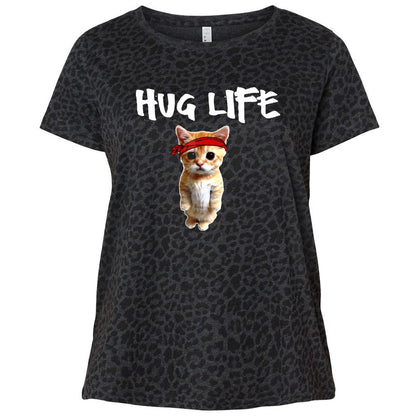 Ladies Curvy Jersey - 4R1SW6VR - Black Leopard - 11