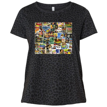 Ladies Curvy Jersey - CLCW9RL9 - Black Leopard - 11