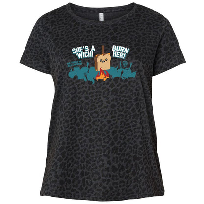 Ladies Curvy Jersey - SY5788M1 - Black Leopard - 11