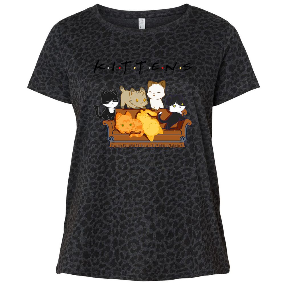 Ladies Curvy Jersey - TMMHUSD1 - Black Leopard - 11